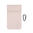thumbnail image 2 of Deago Security Pouch Faraday Bag Cell Phone Anti-Tracking Anti-Spying GPS RFID Signal Blocking Bag Shielding Pouch Wallet Case for Cell Phone Privacy Protection Car Key (Beige), 2 of 10