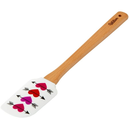 Printed Silicone Spatula-Heart W/Arrows