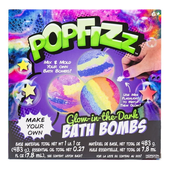 POPFIZZ Bombes pour le Bain Fluorescents Effervescentes