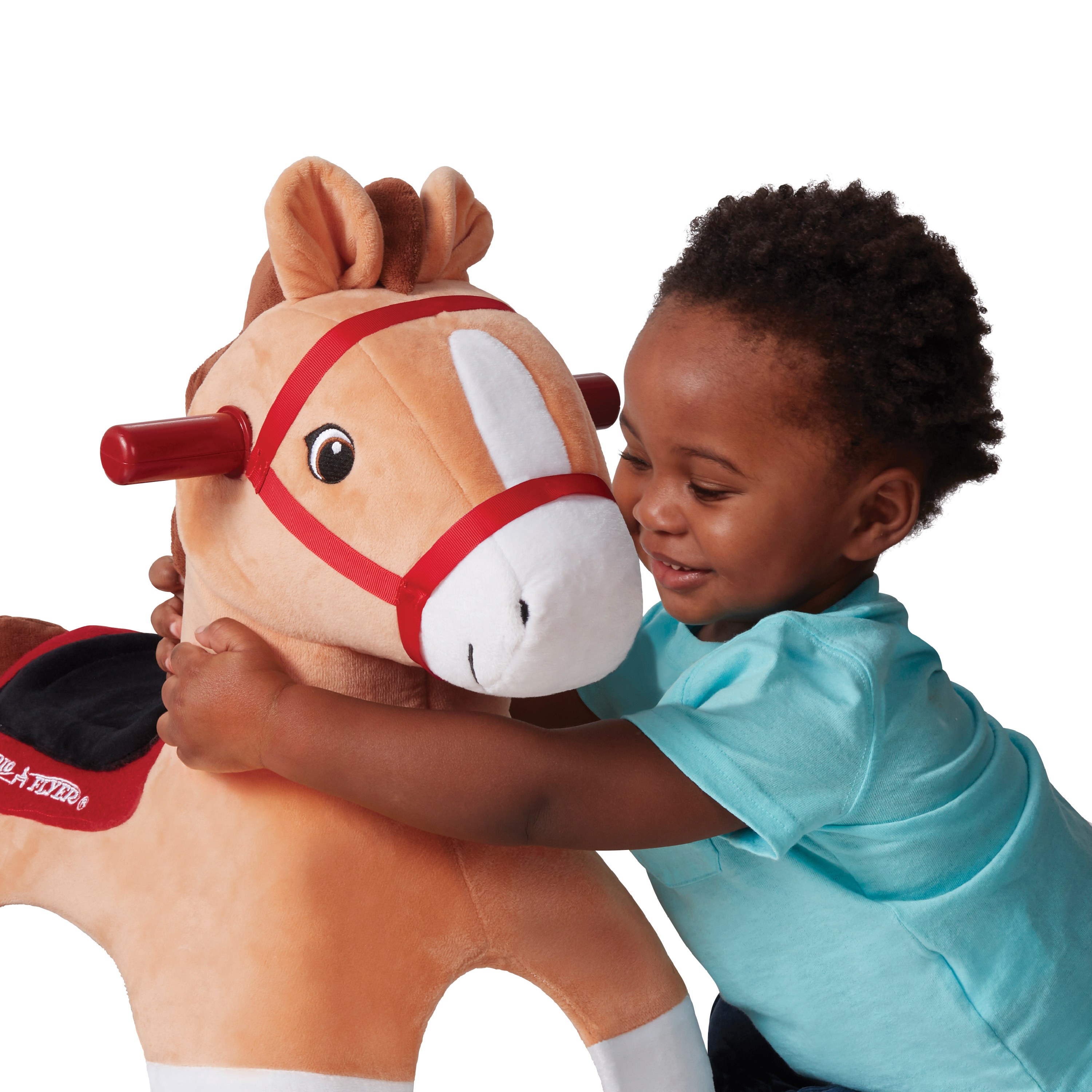 Radio Flyer Boots Rolling Pony Plush Caster Ride-On Horse photo 8