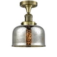 thumbnail image 1 of Innovations 517-1CH-AB-G78-LED Transitional One Light Semi-Flush Mount from Franklin Restoration collection in Brass - Antique finish,, 1 of 1
