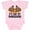 AD-Pink, variant on Twins First Thanksgiving Turkey Boys or Girls Baby Bodysuit