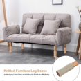 thumbnail image 4 of 24 pieces chair socks, non-slip knitted highly elastic furniture leg socks,floor protectorsblack, 4 of 4