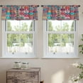 thumbnail image 2 of LALILO Kitchen Curtain Valance Vintage Decorative Islam Arabic Rod Pocket Window Curtain 52"x 18" Set of 2, 2 of 5
