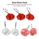 thumbnail image 5 of Ganchos para cortina de ducha Yuarrent 3 piezas accesorio de baño Rojo, 5 of 6