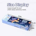 thumbnail image 4 of Ristpal Pop up Multi Function Pencil Case l(6-12), Cute Cartoon Pencil Box with Sharpener, Schedule(Light blue), 4 of 8