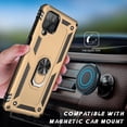 thumbnail image 5 of for Galaxy A42 5G Case with Screen Protector, Grade Shockproof Cover Pass 16ft Drop Test Protective Phone Case with  Kickstand Car Holder for Samsung Galaxy A42 5G Gold, 5 of 7