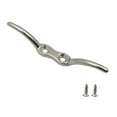 thumbnail image 1 of MYG Rope Cleat Hook Hardware Flag Pole Accessory Stainless Steel Halyard Polished, 1 of 5