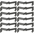 thumbnail image 3 of Raindrops 50-Pack Black Plastic Locking Clips for Peg Board, Secure Fixing Accessories for Organization and Storage, 3 of 8