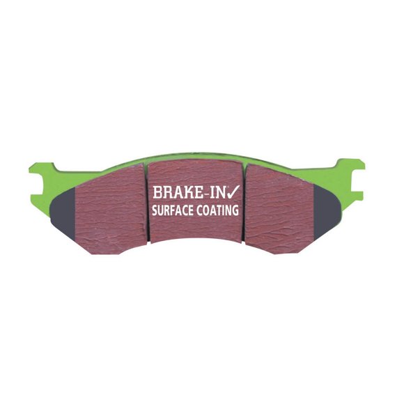 EBC Brakes DP61801 Brake Pad Greenstuff 6000 FMSI Number D1280; Organic; Set of 4