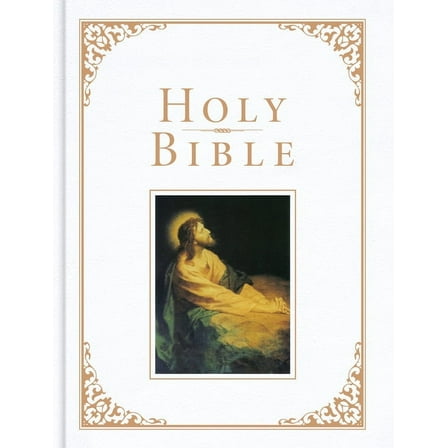 KJV Family Bible, Deluxe White Bonded Leather Over Board: Holy Bible, (Hardcover)