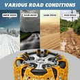 thumbnail image 4 of Slsy Upgraded TPU Snow Chains 6 Pack,Tire Chains for Cars/SUVs/Pickup Trucks,Security Chains, for Tire Width 165-275mm,Easy Installation & Durability, 4 of 6