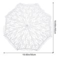 thumbnail image 2 of OUNONA Small Lace Parasol Photography Prop White 1Set, 2 of 8