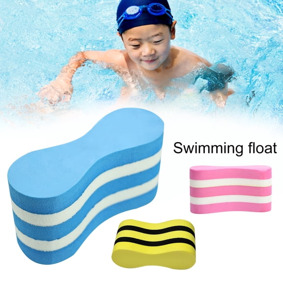 Pebbuoy Swim Training Pull Buoy EVA Pull Buoy Leg Float Board Pool Training Aid Equipment Soft Foam Swimming Float Kickboard