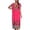 Hot Pink, variant on Women's Casual Long Kaftan Dress Scoop Neck Maxi Caftan Dress (Hot Pink One Size)