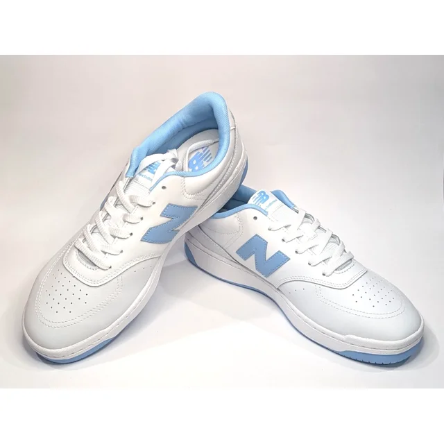 New Balance BB80 White/Light Blue Men's Low Top Sneakers - Size 11 NWB BB80BLU