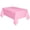 A003- Pink, variant on Black Disposable Tablecloth, Black Table Cover Plastic, 54X108 In, Rectangular Tablecloth, Birthday Party Supplies, Solid Black, 1 Pc