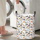 thumbnail image 5 of Fotbe Horse Cesto de Ropa con Asas, Cesto Impermeable de Gran Capacidad, Bolsa de Lavado para Dormitorio, Cesto de Ropa con Ruedas y Asas-Small, 5 of 6