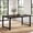 Dark Brown and Black, variant on Fnova 63" Industrial Dining Table, 6-8 Person Kitchen Table for Dining Room Kitchen Home Office Restaurant Bistro