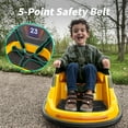 thumbnail image 6 of Outfunny 6V Bumper Car for Kids, Ride on Toys Bumper Car for Toddlers with Remote & Music - Yellow, 6 of 9
