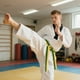 thumbnail image 5 of Cinturón de karate y taekwondo, cinturón de entrenamiento de judo, construcción de doble aguja y ocho hilos, núcleo de fieltro de algodón de doble capa, estilo tradicional, para práctica de, 5 of 9
