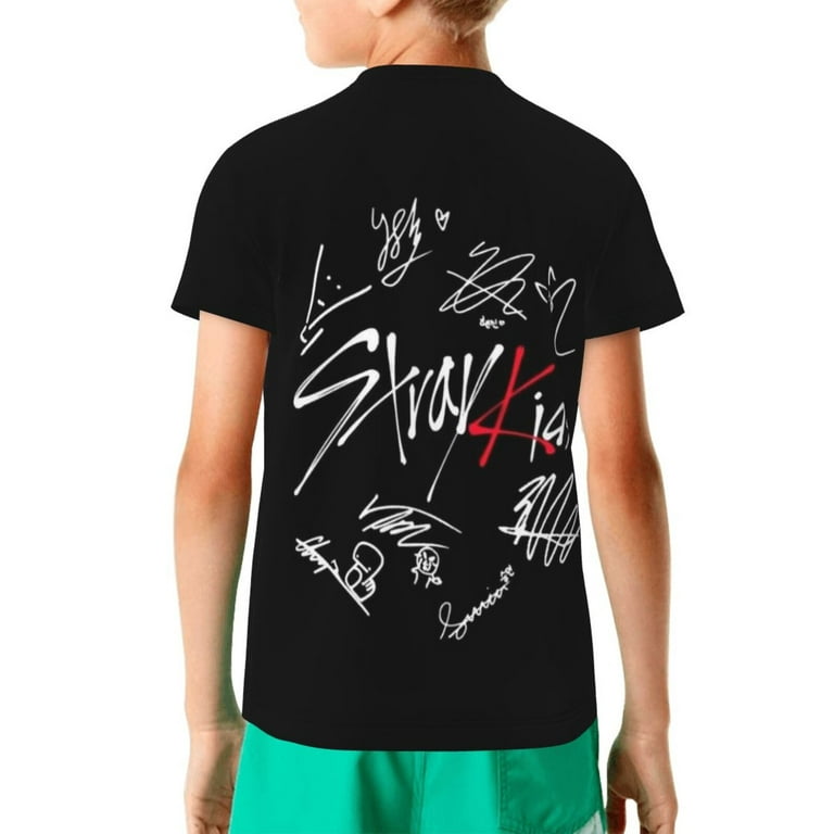 Kpop Stray Kids Kids T-Shirt 3D Printed Graphic T-Shirts Boys and