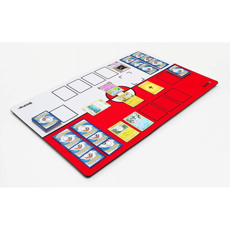 pokemon card game playmat Amazon.com: Playmat Designed for The Pokemon Trading Card Game (TCG) -  Large 24 inch x 24 inch Playing Field - Stitched Edges main image 1