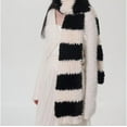 thumbnail image 3 of Kukuzhu Fuzzy Scarf Accessories Striped Scarf Winter Scarf Sweater Scarf Sweater Scarf Aesthetic Accessories, 3 of 7