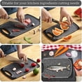 thumbnail image 2 of Cutting Board, Set of 3 Cutting Boards, Food PP Material, Kitchen Board, Non-Slip and Antibacterial Cutting Board, 2 of 5