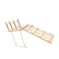 thumbnail image 2 of de perca loro con puestos de swing y escalera columpio columpio de accesorios de accesorios escaleras de trepadora de pájaros para conures, 2 of 9