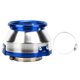 thumbnail image 1 of Filtre à air modifié 76 mm/3 pouces, tête champignon universelle pour moteur de voiture, prise d'air froid, bleu, 1 of 4