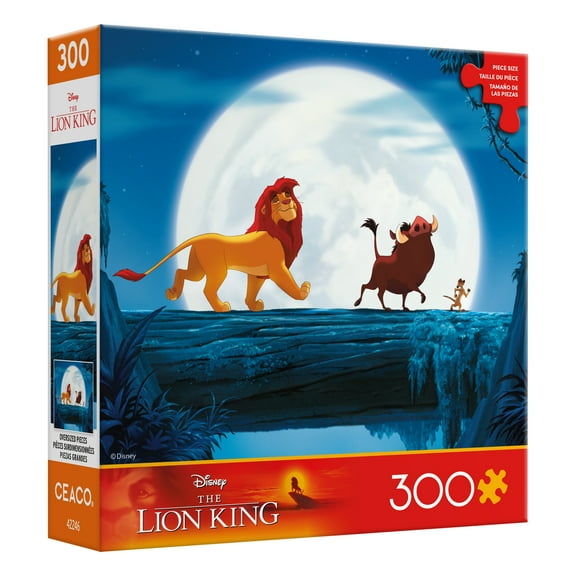 Ceaco 300 Piece The Lion King Evening Walk Interlocking Jigsaw Puzzle