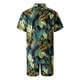 thumbnail image 5 of Sunloudy - Conjunto de camisa de manga corta con botones y pantalones cortos de playa para hombre Sunloudy moda, 5 of 9