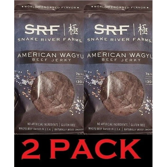 2x  American Wagyu Beef Jerky 10 oz Bag - 2 PACK