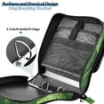 thumbnail image 6 of 3 Ring Zipper Binder with Shoulder Strap Waterproof Trapper Keeper 2 Inch D-Ring 500 Sheets Capacity Leafy Green Vegetable, 6 of 7