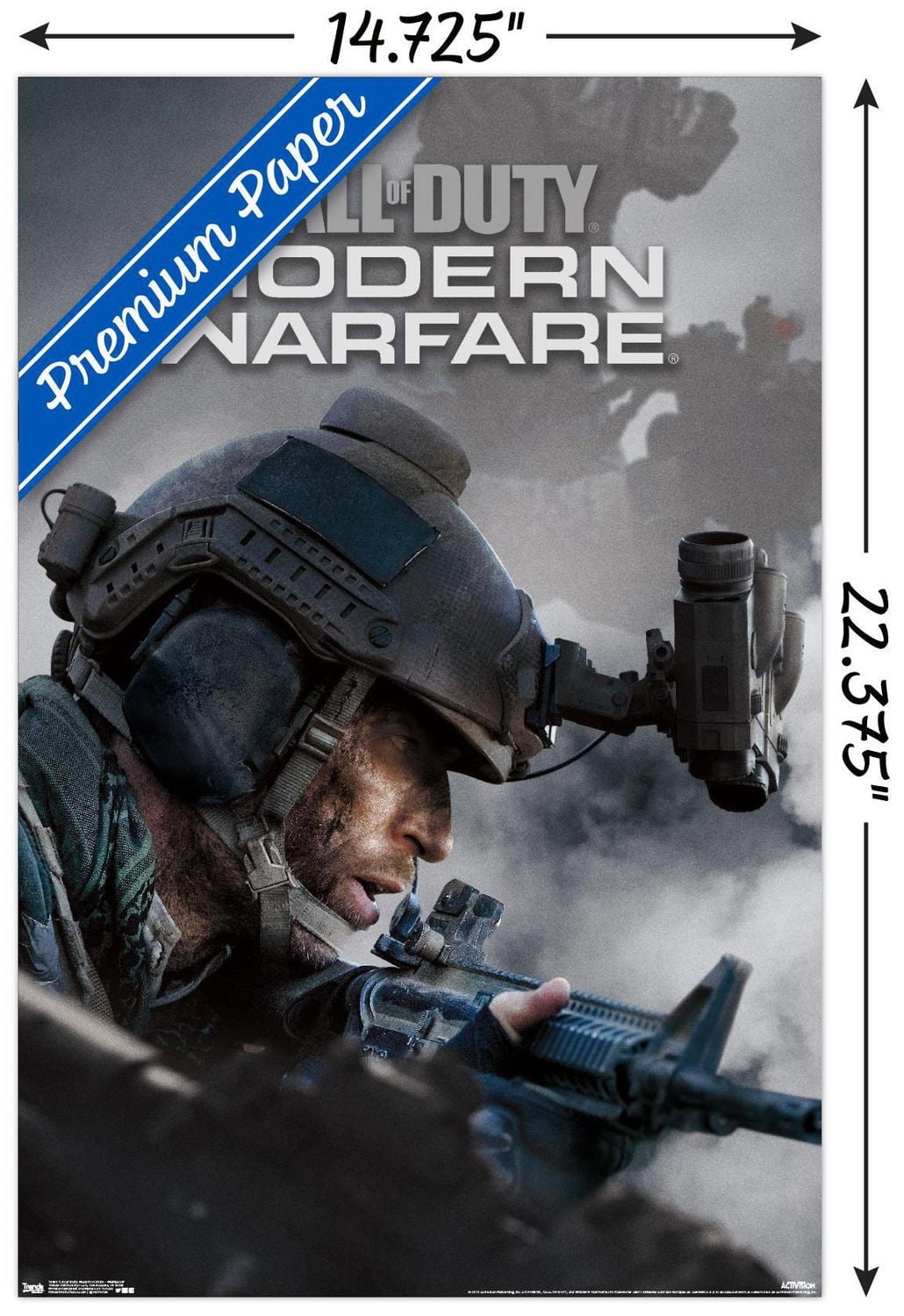 Call of Duty: Modern Warfare - Multiplayer Wall Poster, 22.375" x 34"