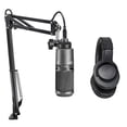 thumbnail image 1 of Paquete de Streaming/Podcasting AUDIO TECHNICA AT2020USB+PK Negro, 1 of 3