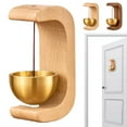 thumbnail image 5 of Dopamine Design Magnetic Wood Wind Chime Doorbell Accent, 5 of 9