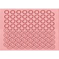 thumbnail image 1 of Ahgly Company Machine Washable Indoor Rectangle Transitional Deep Rose Pink Area Rugs, 2' x 5', 1 of 7