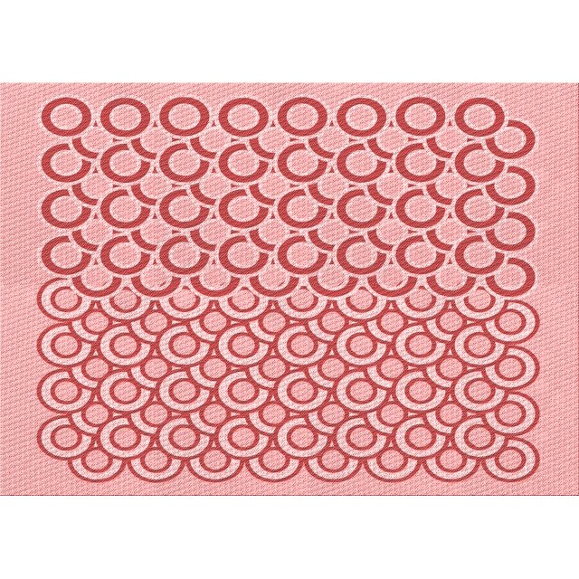 Ahgly Tapis Rectangulaire Lavable en Machine Intérieur Transitionnel Rose Profond, 8 Pieds x 12 Pieds