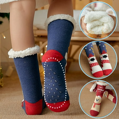 

Fuzzy Socks Cute Colorful Warm Plush Soft Slipper Sock Sleep Stocking For Women Girls New