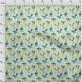 thumbnail image 4 of oneOone Silk Tabby Sea Green Fabric Rooster Cock Sewing Fabric By The Yard Printed Diy Clothing Sewing Supplies 42 Inch Wide-3A, 4 of 6