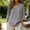 Gray, variant on Linen Shirts for Women Long Sleeve V Neck Linen Apparel Linen Blouses for Women Linen Popover Shirt Women Linen Blend Tops Relaxed Fit Casual Linen Collared Shirt Womens Gauze Tops,Gray,L