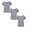 3Grey lnmuld 3PCS, variant on lnmuld 2PCS Cute Puff Sleeve Toddler & Kids T-Shirts - Soft Comfortable Short Sleeve Girls Casual Tops Color:Blue,Size:8-9 Years