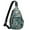 Gray Leaf, variant on Crossbody Chest Bags for Women Leaf Backpack with One Adjustable Strap Water Repellent