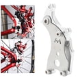 thumbnail image 3 of 2x Soporte adaptador de freno de disco de bicicleta MTB Frenos de disco de bicicleta Soporte de montaje Modificación de conversión Accesorios de monta 120x51x44mm Macarena Adaptador de freno de disco de bicicleta, 3 of 8