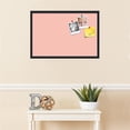 thumbnail image 3 of PinPix 30x20 Custom Cork Bulletin Board Pink Pastel Poster Board Has a Fabric Style Canvas Finish, Framed in Pink Pastel, by ArtToFrames (PinPix-1813), 3 of 5