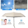 thumbnail image 4 of Paraguas Plegable Automático de Viaje, Sombrilla para protección UV, Paraguas para lluvia Anti-Viento Fácil de abrir, cierre automático, portátil Albaricoque, 4 of 4