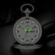 thumbnail image 3 of Tienda de juguetes WeiHuan Relojes de bolsillo de cuarzo liso para hombres Reloj de bolsillo con esfera luminosa digital árabe clásico y fecha de día con cadena Regalos de cumpleaños de graduación de, 3 of 5