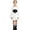 White, variant on Toddler Kids Girls Outfits Deluxe Pirate High Low Dress with Headband Halloween Party Clothes Set Dress 4-5 Years